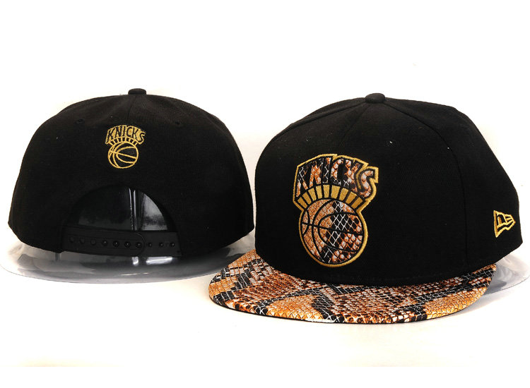 New York Knicks Black Snapback Hat YS